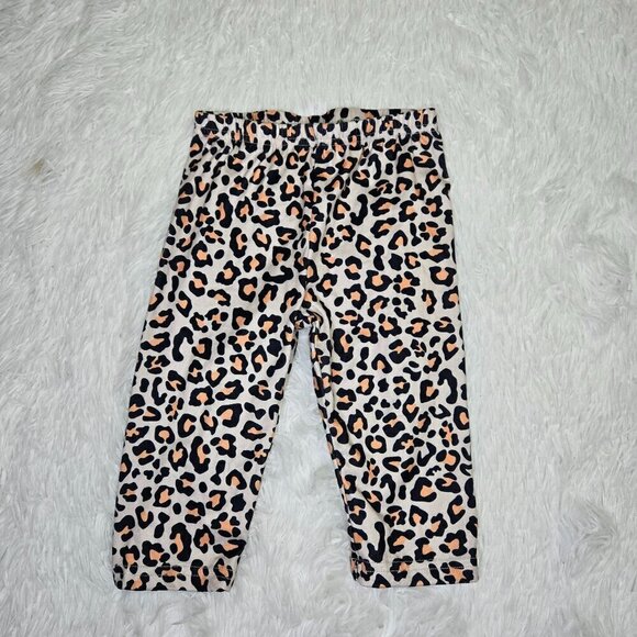 Marie Nicole Orange Leopard Bunny Garden Ruffle Outfit Large - Picture 8 of 8